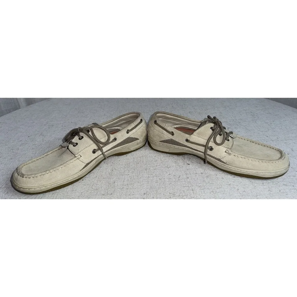 SPERRY‎ Top Sider Men's Sz 12 Tan Suede Leather Boat Shoes Billfish CH196